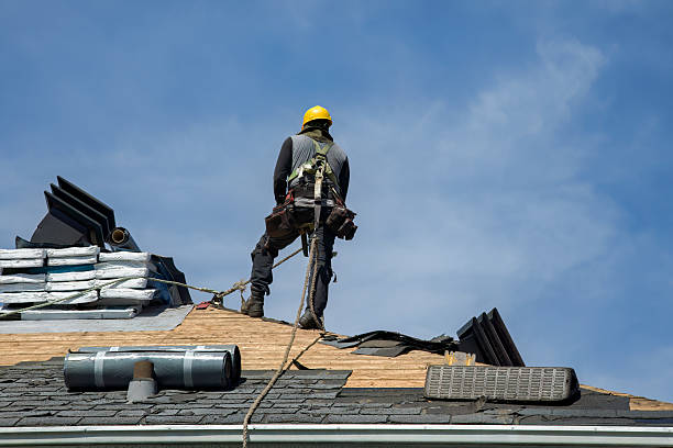 Professional Roof Installation technician working in Hines, OR